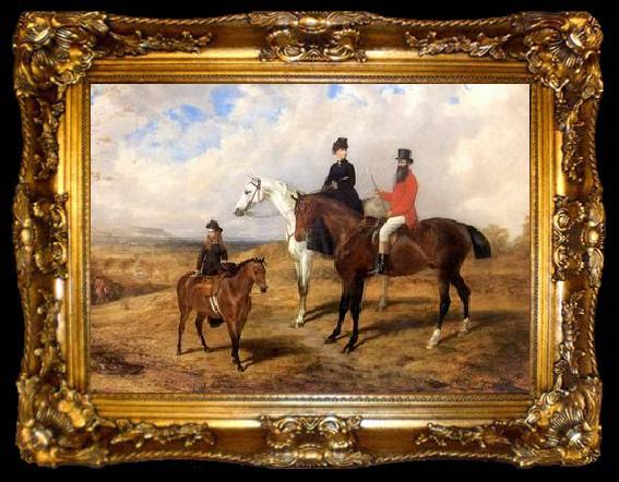 framed  unknow artist Classical hunting fox, Equestrian and Beautiful Horses, 023., ta009-2